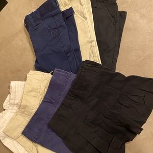Girls school uniform skirt and pants